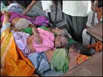 घटनास्थल का दृश्य 