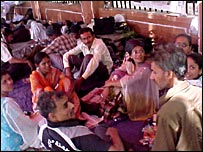 जयपुर में धरना देते एचआईवी पॉज़िटिव लोग