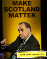 एसएनपी नेता एलेक्स सालमंड