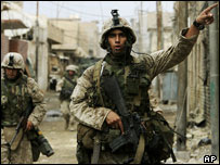 فلوجہ میں امریکی فوجی