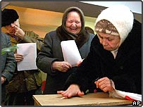 Росіяни голосують