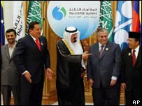 چاوز و احمدی نژاد و ملک عبدالله