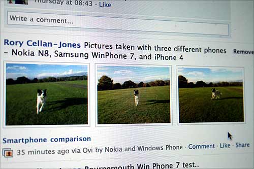 Cabbage on three smartphones