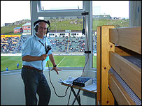 Ian takes up his position in the bedroom