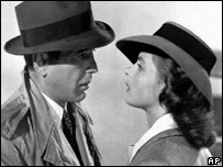  اینگرید برگمن و همفری بوگارت در کازابلانکا