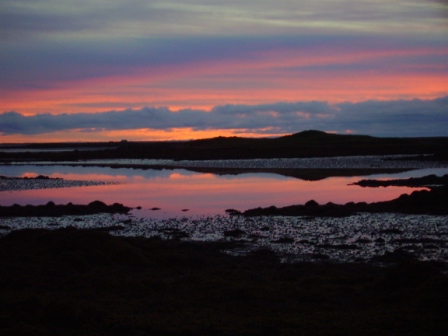 Sunset from Liniclate, Benbecula