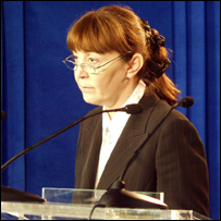 Ministrul justiţiei, Monica Macovei