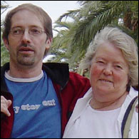 Image: Chrissie and her son, Peter