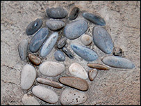 Detail of DH Lawrence headstone