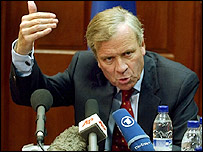 یاپ هوپ دی شفر، دبیر کل ناتو، (عکس از آرشیو) 