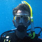 Glenn in the Great Barrier Reef