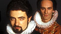 Rowan Atkinson and Tim McInnerney in Blackadder II