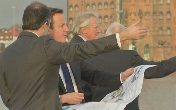David Cameron and Lord Heseltine