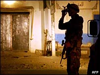 Soldado americano em operação no Iraque