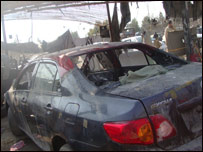 موتر های تصادم کرده 