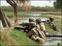 سربازان ناتو در جنوب افغانستان