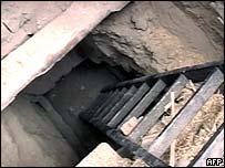 Bunkr, v němž byl Maschadov nalezen