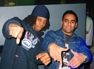 Two guys at Premier gig