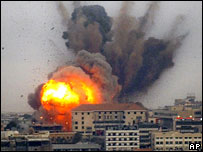 Bombardeio israelense no Líbano