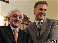 برنیه و وزیر خارجه افغانستان