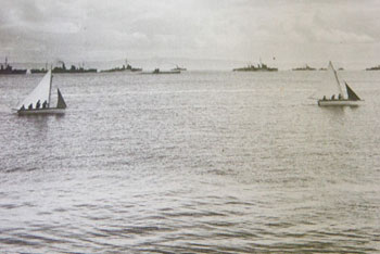 A picture of Moville during the war