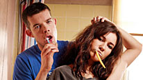 Even Becky (Sarah Solemani) can't persuade Steve (Russell Tovey) to go out for his birthday