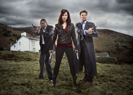 Mekhi Phifer, Eve Myles and John Barrowman star in Torchwood: Miracle Day