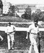 WG Grace playing cricket