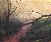 Detail from Woodland Sunlight by Iain Will