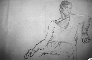 Olga Accoudee (Olga elbowed)