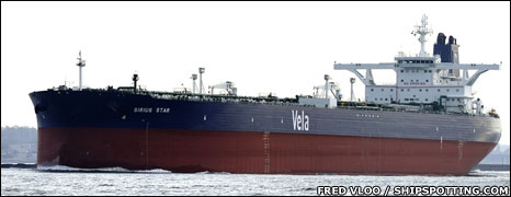 Tàu Sirius Star của Arập Saudi mới bị bắt cóc