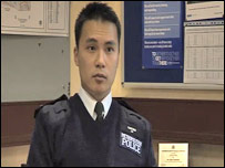 伦敦大都会警署警官Robert Lui