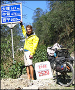 Edward checking out his way home.