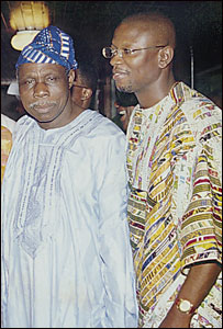 President obasanjo of Nigeria and Kwaku sakyi-Addo