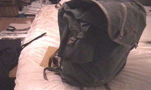 Mike's old rucksack