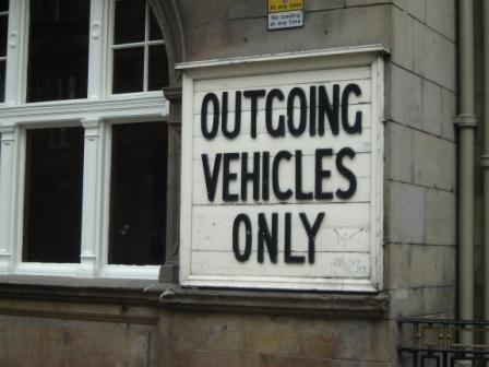 sign at Central Station