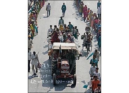 Nông dân Ấn Độ tới Delhi