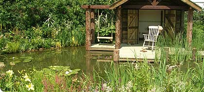 (image: Show garden: 'Come rain or shine')