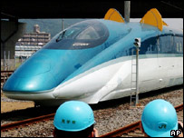 O novo sistema de freios do trem-bala visa lidar também com terremotos