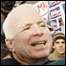 John McCain após vitória em New Hampshire