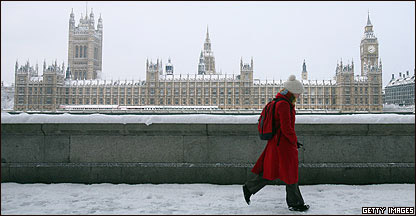 Neve em Londres