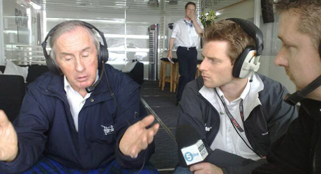 Sir Jackie Stewart, Anthony Davidson and David Croft