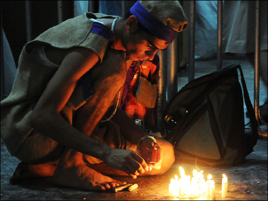 Penitente. Fotos: Raquel Pérez.