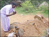 वीरप्पन की क़ब्र