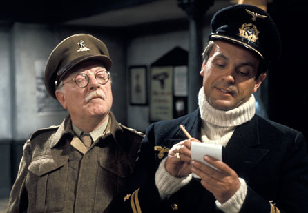 Arthur Lowe and Philip Madoc in Dad's Army