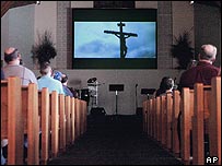 Trailer do filme foi exibido em algumas igrejas cristãs dos EUA