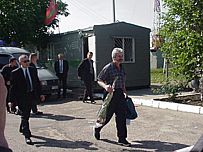 Alexandru Leşco, părăsind închisoarea de la Tiraspol