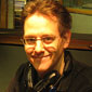 Leon Litvack in the BBC studios