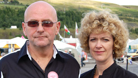 Cefin Roberts a Mari Emlyn