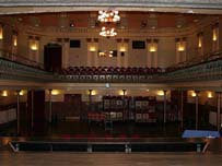 Bridgwater Town Hall theatre seen from the stage